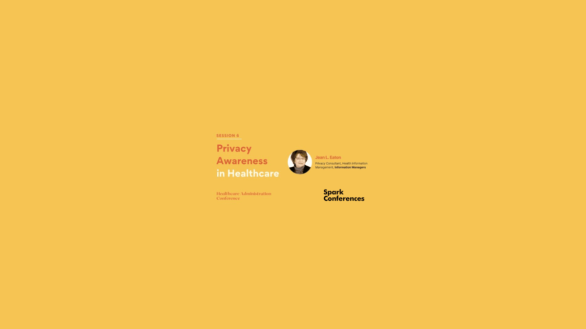 Jean L. Eaton Featured Session & Speaker at Spark Healthcare