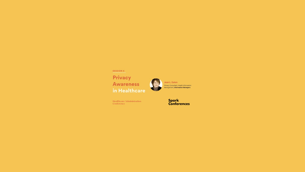Jean L. Eaton Featured Session & Speaker at Spark Healthcare